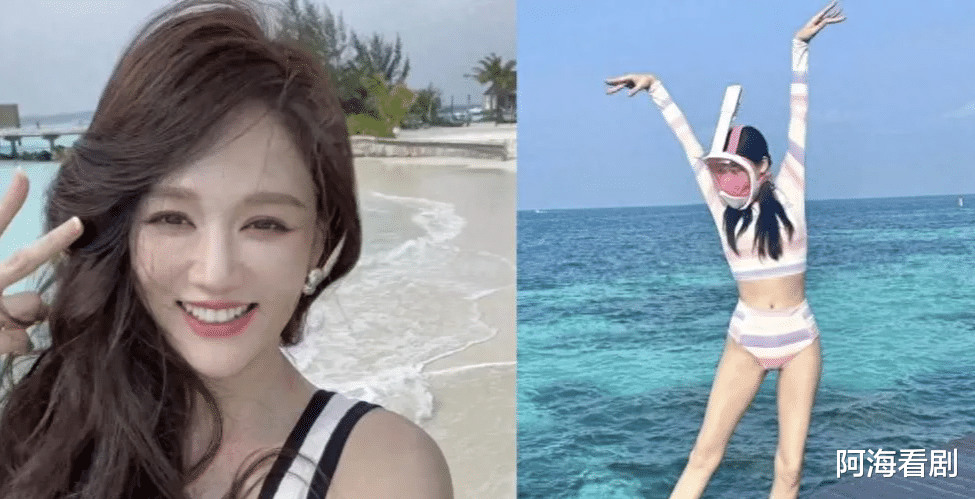 陈乔恩晒游玩美照：穿扮精致时尚，细如竹竿腿抢镜，46岁似26