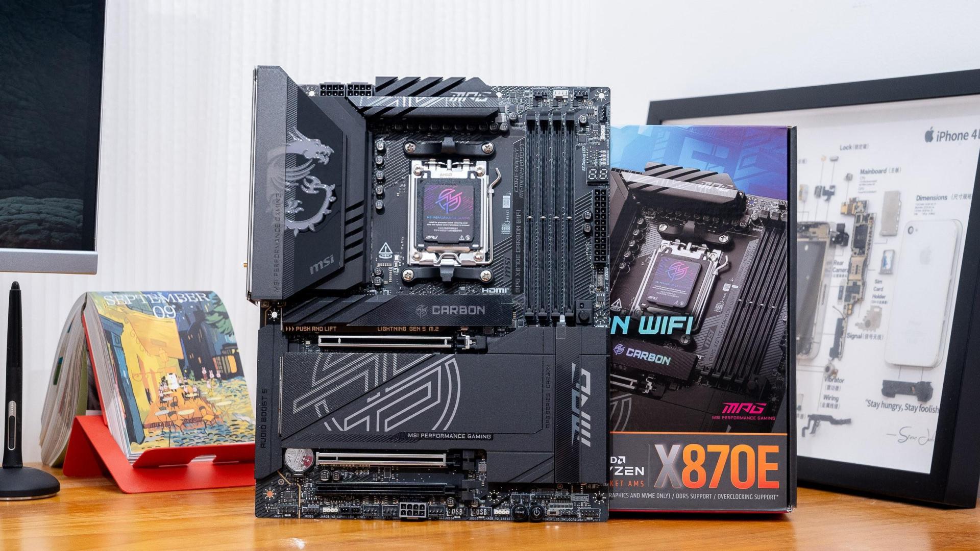 原生USB 4.0来袭：微星MPG X870E CARBON WIFI开箱分享