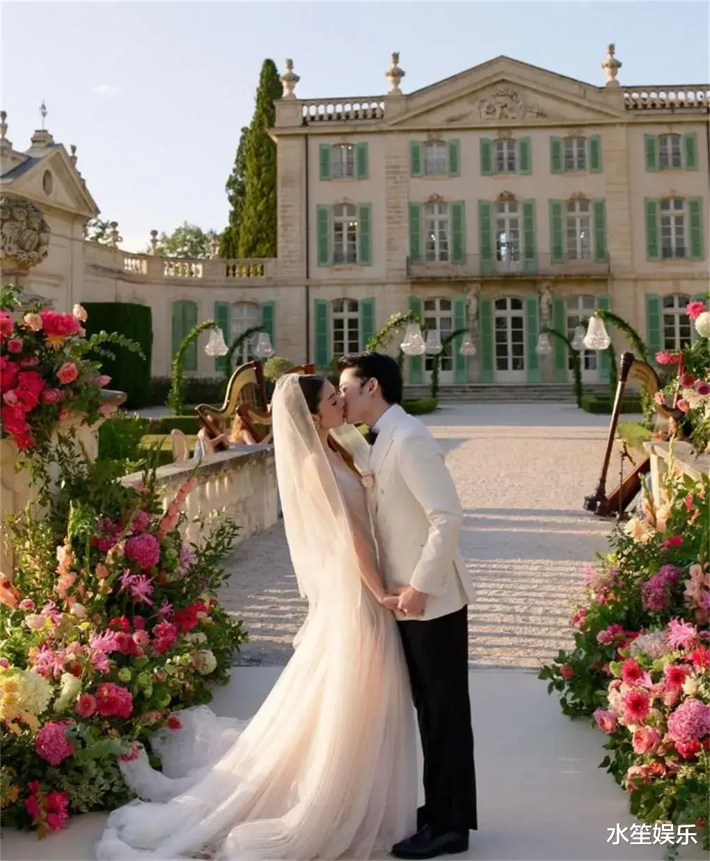 泰娱交际花Woonsen大婚,天使帮全员到齐,富商老公撞脸前夫