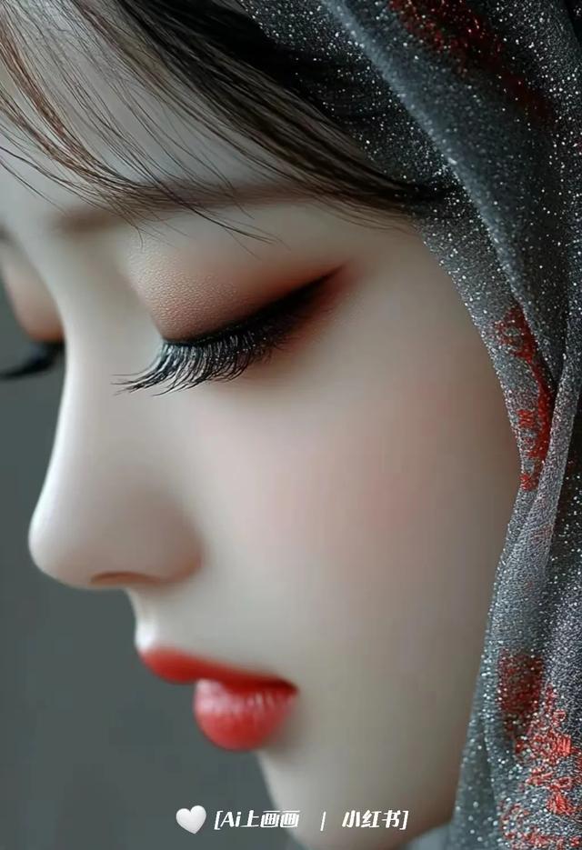 国色天香朱唇润,面似桃花眸醉人