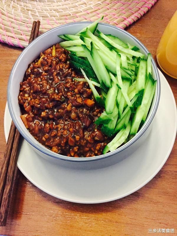 美食三步法之早餐篇——老北京炸酱面