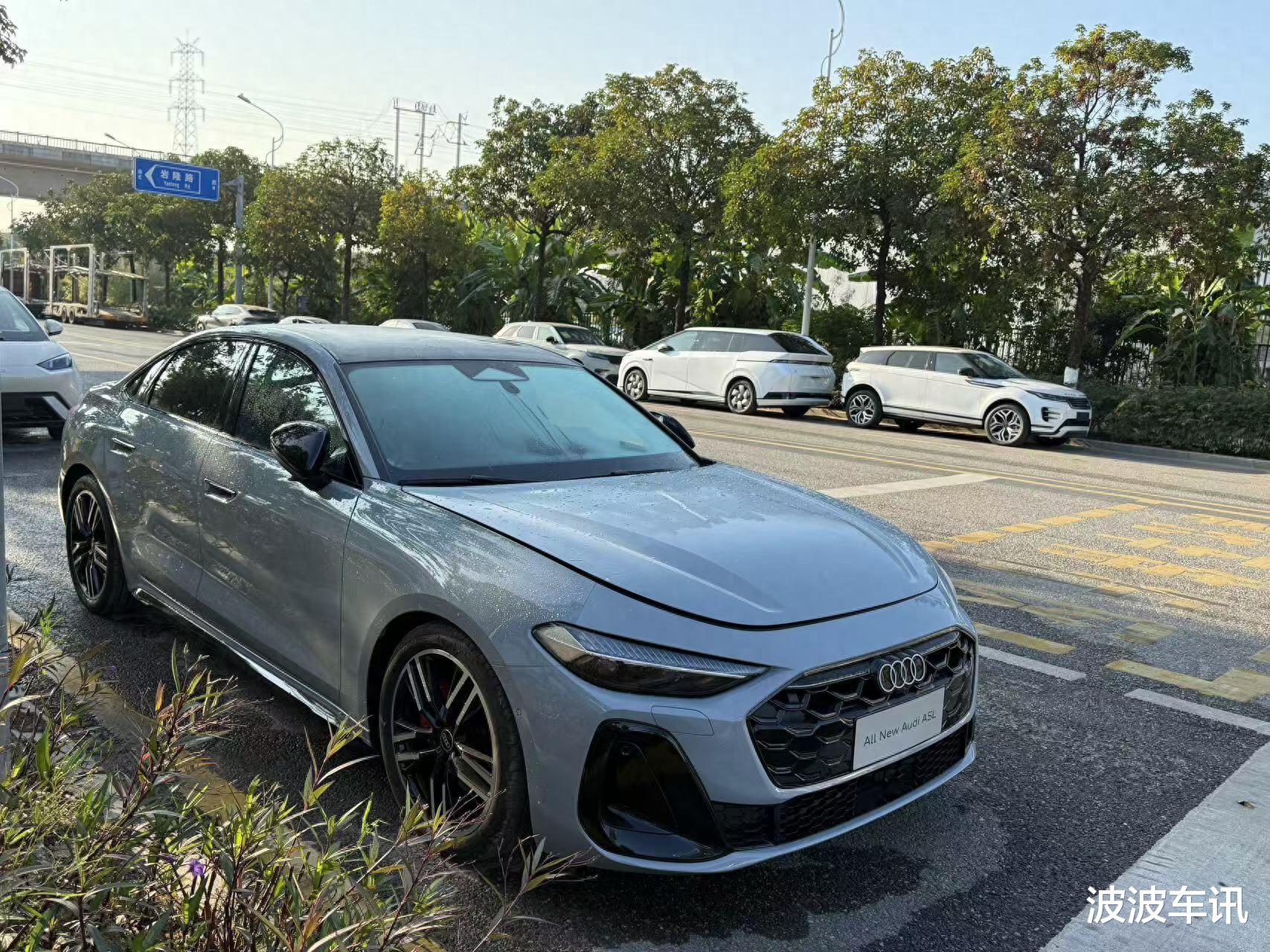 全新一代的国产奥迪A5L实车现身街头，会不会生不逢时？