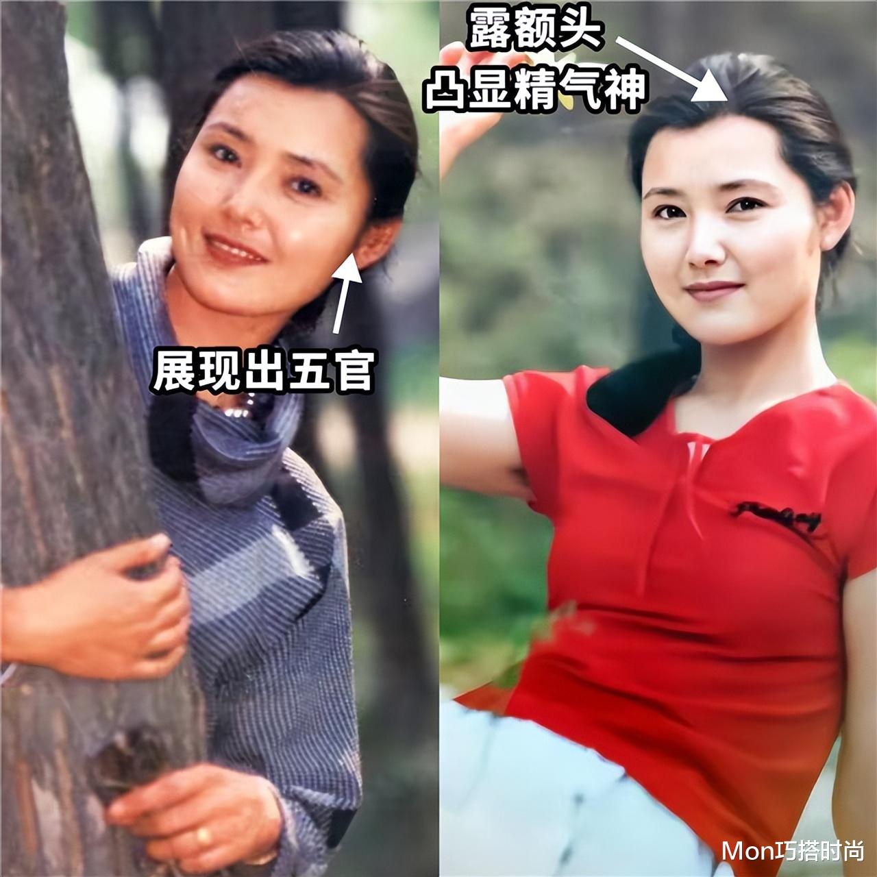 看了69岁的姜黎黎，我发现：少穿艳丽色、多盘发，到老都优雅大气