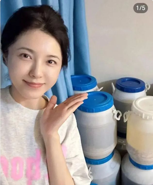 女星曾黎自曝家中有1500斤自制酵素,网友:震惊