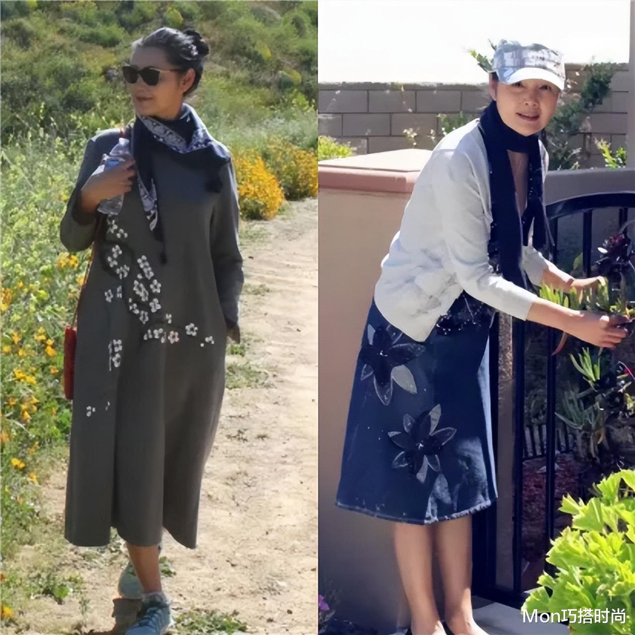 看了69岁的姜黎黎，我发现：少穿艳丽色、多盘发，到老都优雅大气