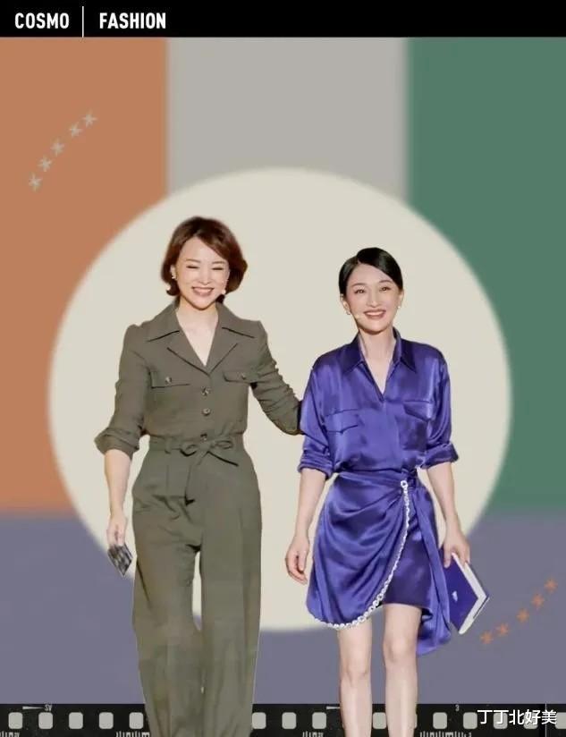 49岁周迅同框50岁董卿!1岁之差,一个优雅迷人,一个还像小姑娘