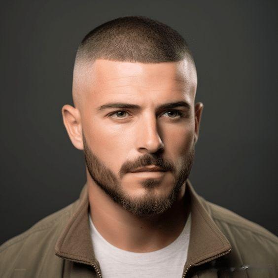 超短男士寸头:简约魅力,尽显男儿本色