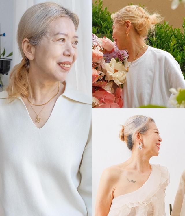 为什么说:60岁女人扎发,比披头散发更洋气?看这4组对比就懂了