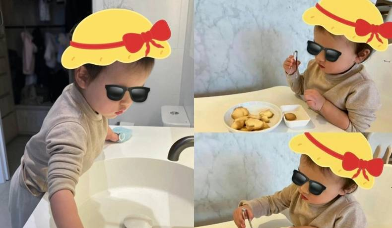 昆凌首晒三孩子正脸照,女儿随妈儿子随爸,颜值出众姐弟开心合影