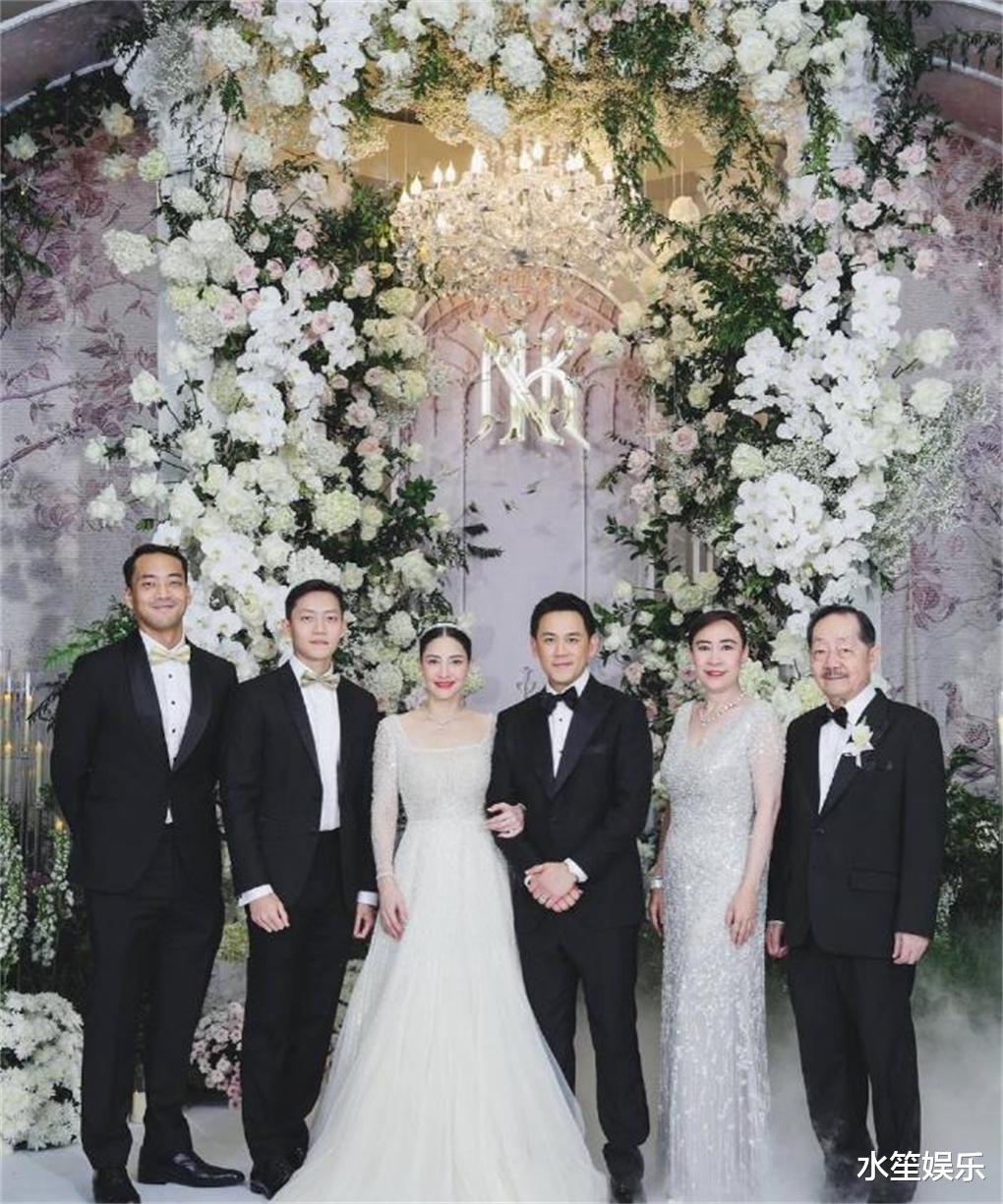 泰娱白富美Natalie补办婚礼,现场名流云集,连泰国首富都来了