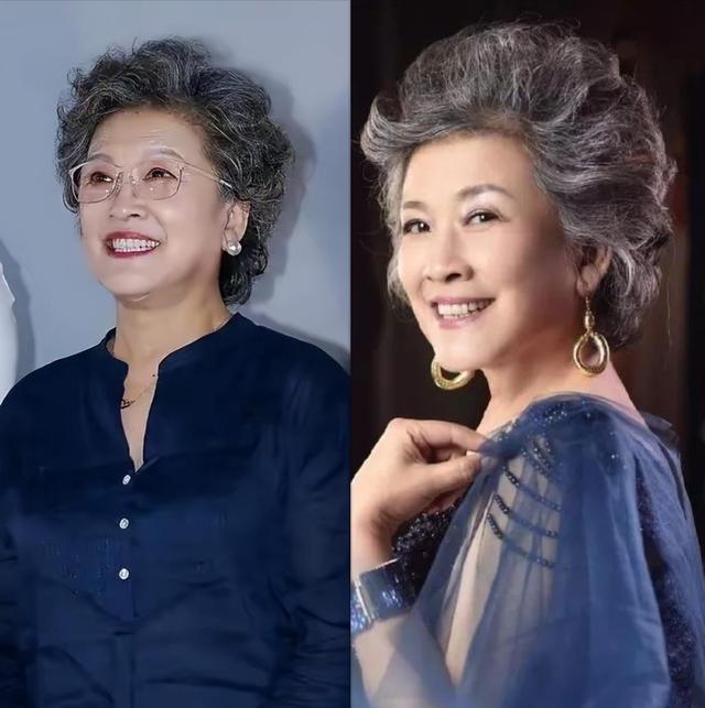 被73岁宋春丽老年状态惊艳！头发花白、穿衣简单素雅，老了也优雅