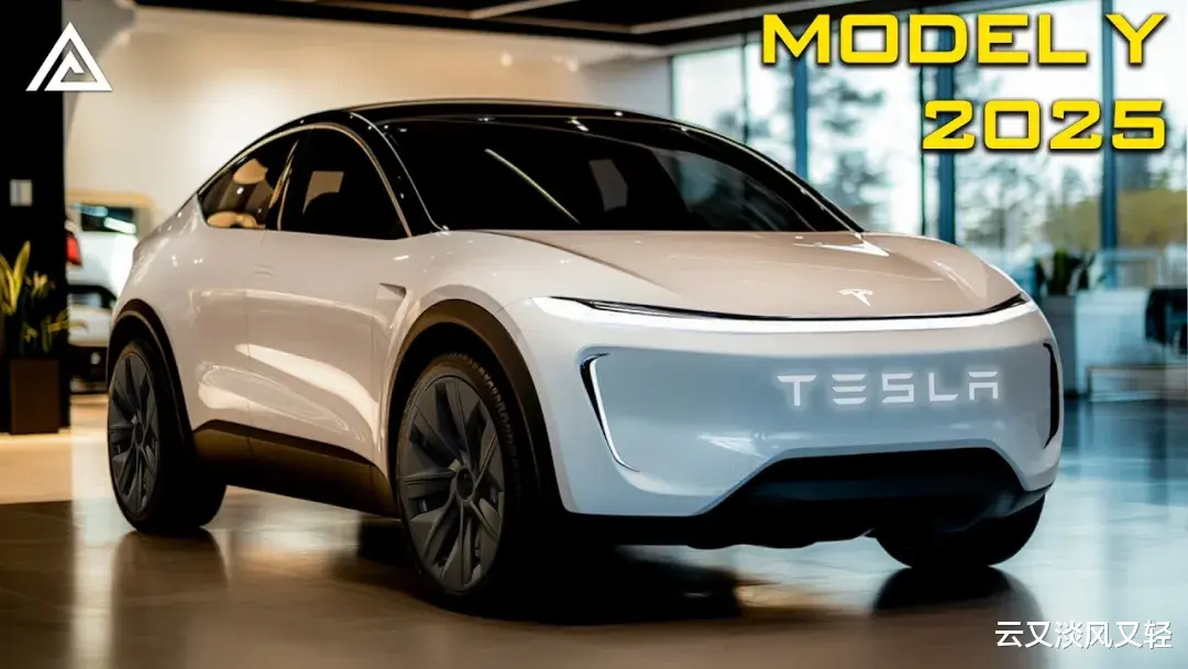 2025款特斯拉Model Y炸裂登场，这外观帅爆了
