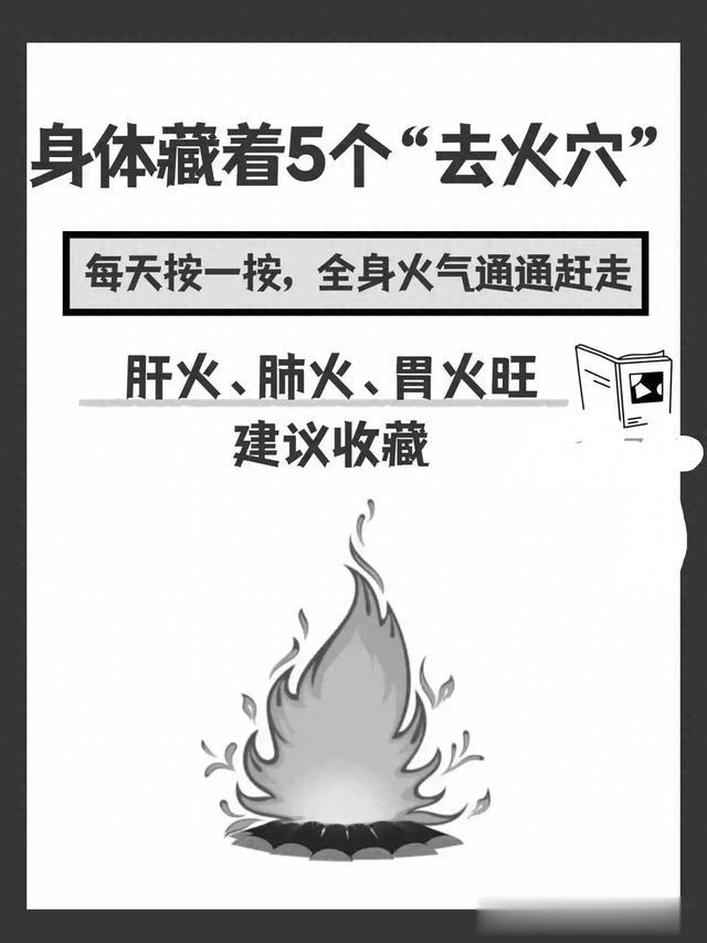 5个穴位轻松降五脏之火，你按对了吗？