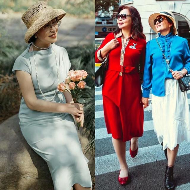 这才是130斤妈妈该有的打扮：衣不紧身、发不过肩，美得优雅显瘦