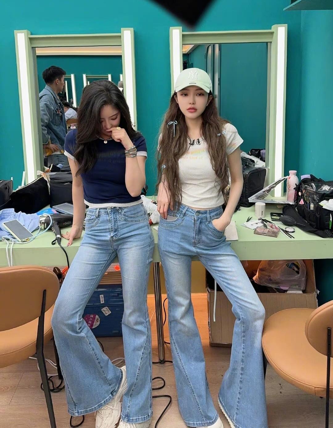 赵奕欢和周扬青同框,腰细腿长却脱发,真是老天爷追着喂饭吃