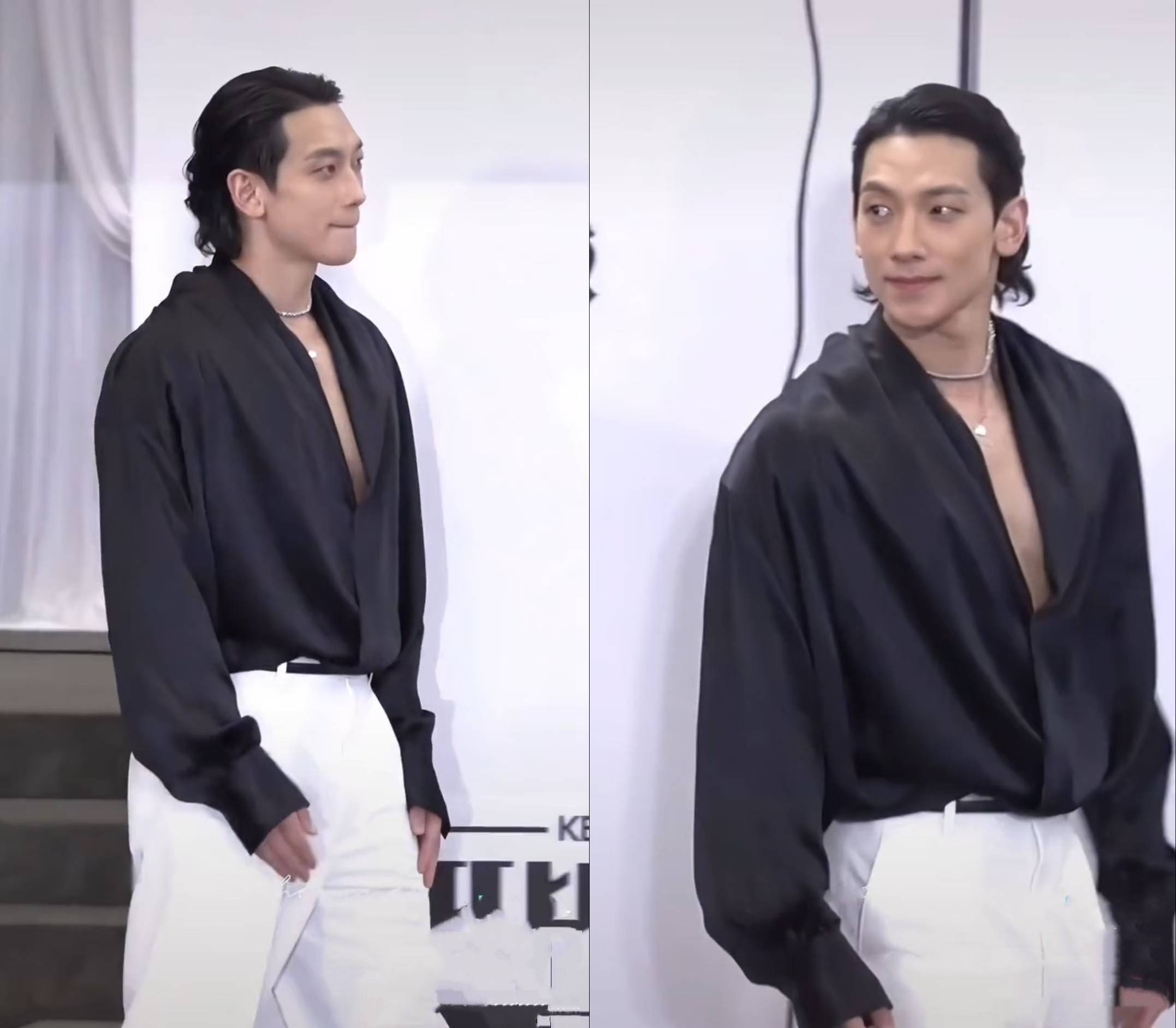 亚洲舞王rain近照曝光,长发油头造型怎么这么像王耀庆老师