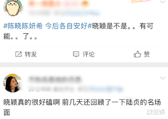 网友疯了!陈晓离婚后喊他追回赵丽颖,像王菲谢霆锋那样世纪复合