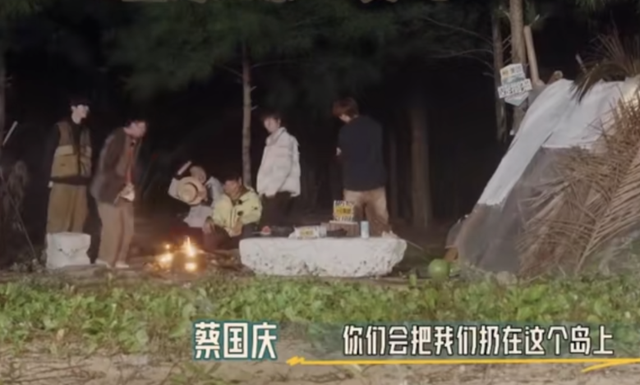 蔡国庆|《我的岛》蔡国庆不信睡野外，打了多少真人秀“吃糠睡简房”的脸