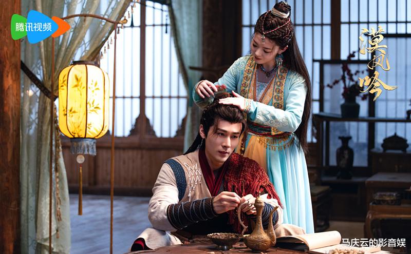 《漠风吟》定档，方逸伦哈妮克孜主演，古装剧，大漠红裙美炸了