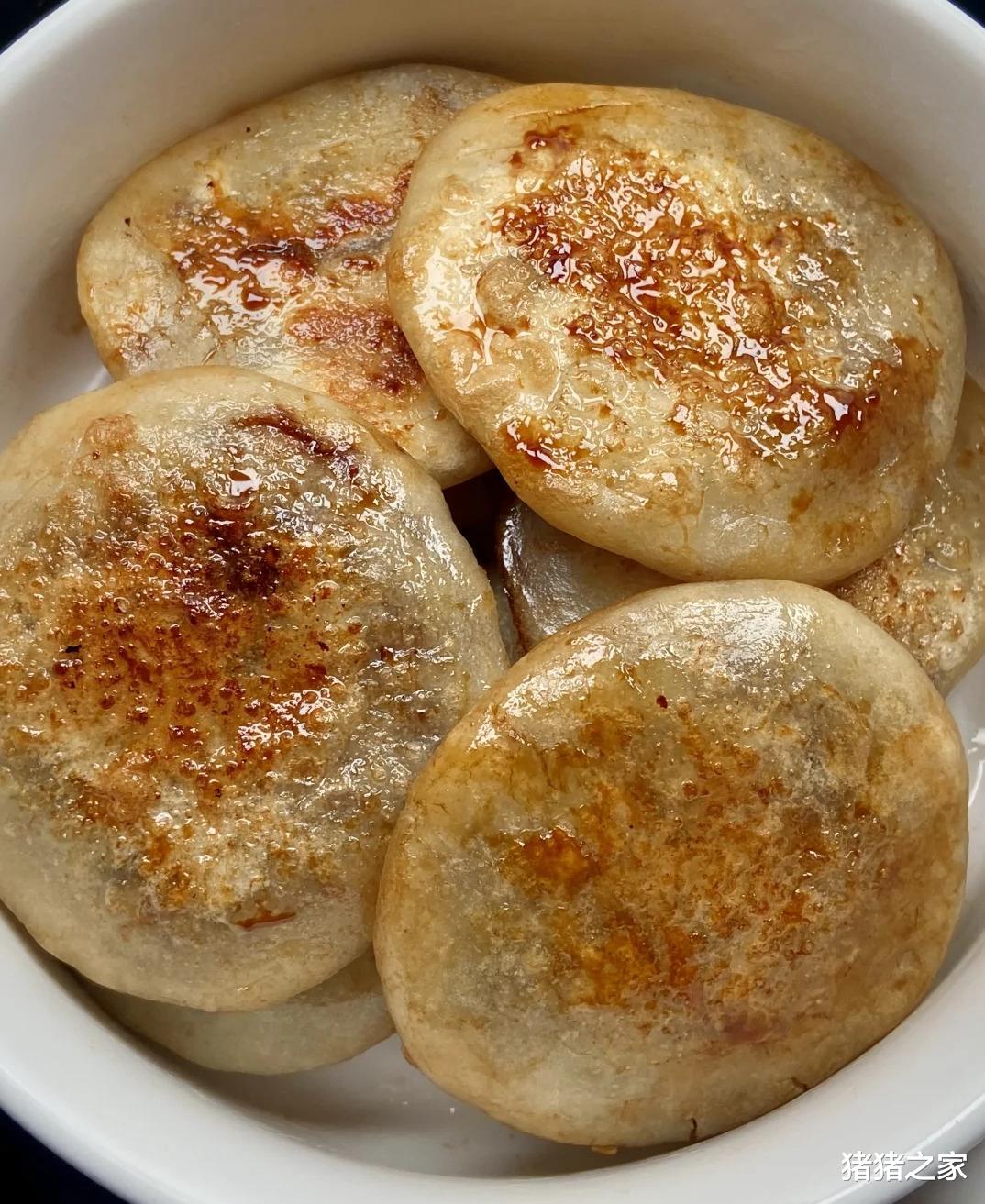 10分钟快速做糖饼,不饧面,不发面,这样做外酥里软,凉了不硬!