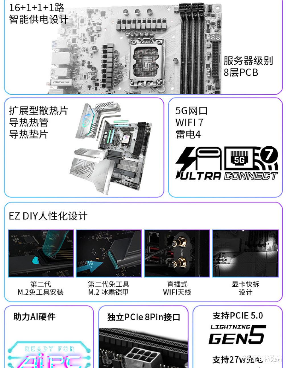 intel Core Ultra全新上阵,微星列阵Z890“七剑下天山”