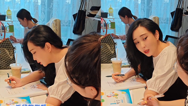严屹宽女儿升一年级，杜若溪为辅导女儿做数学，愁出皱纹直呼焦虑