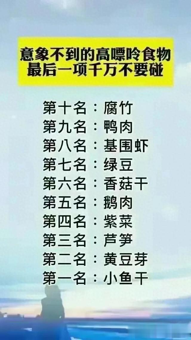 意想不到的高嘌呤食物，经常买菜的女人，一定要收藏