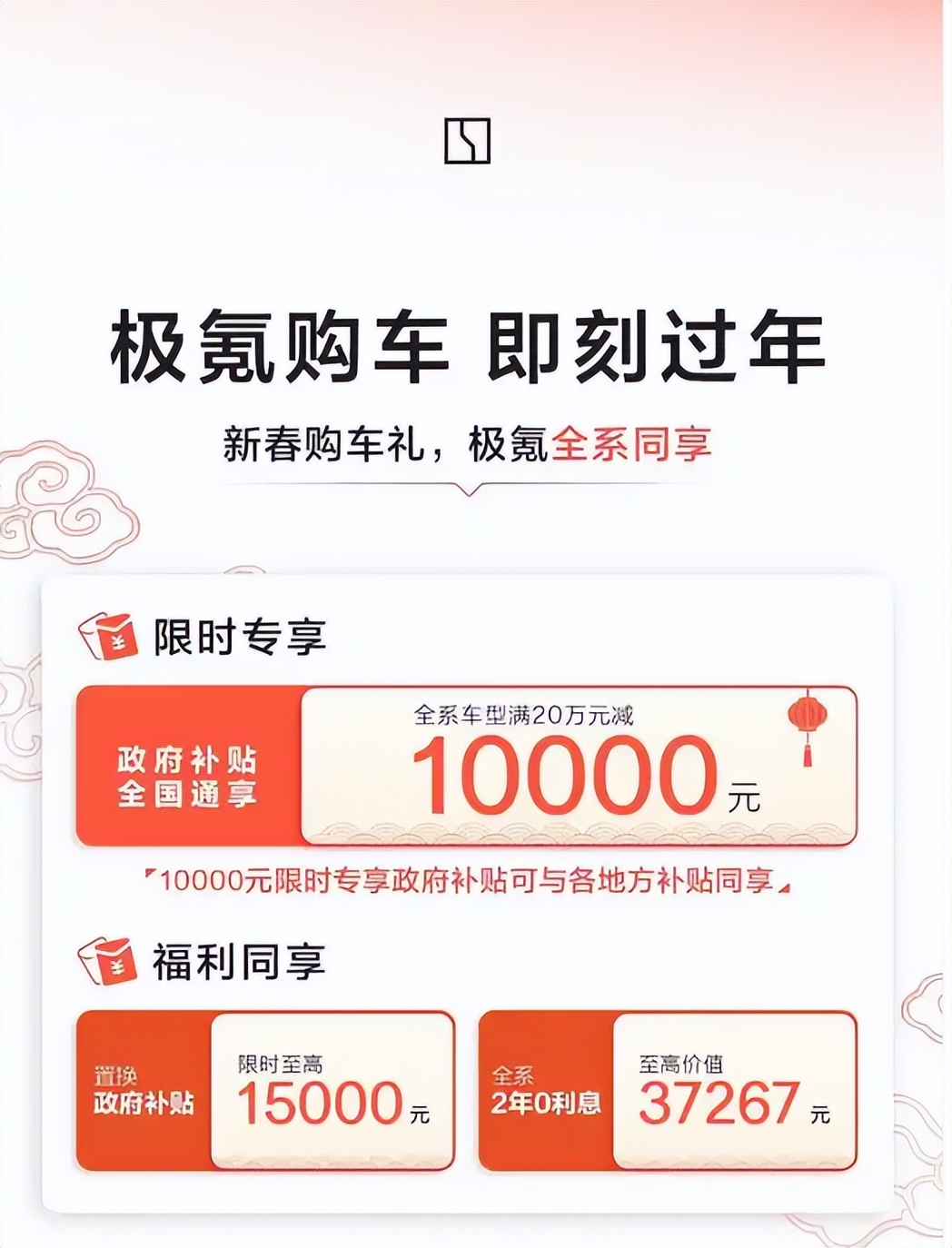 年末冲刺！各大车企官宣1月购车补贴