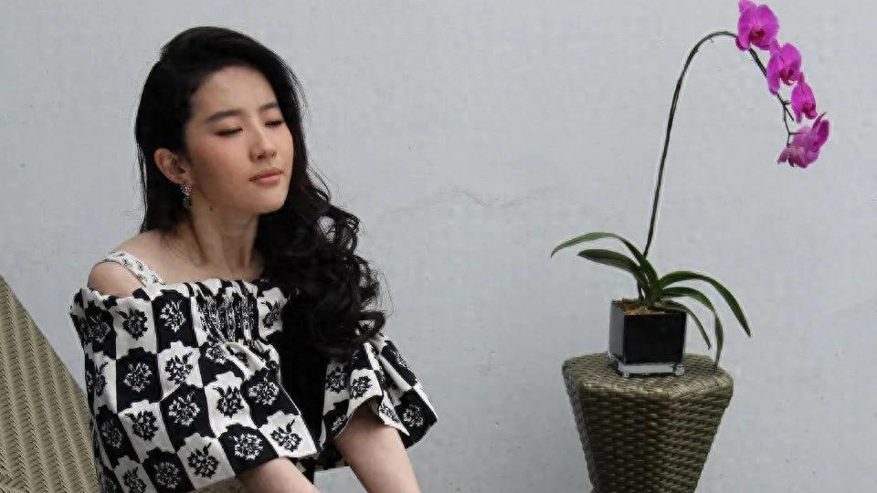 刘亦菲的小腿很美，又有肉又很光滑的感觉