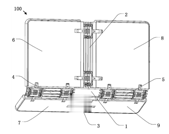 榮耀公開(kāi)“十字”多向折疊屏專利，看起來(lái)比華為三折疊更牛