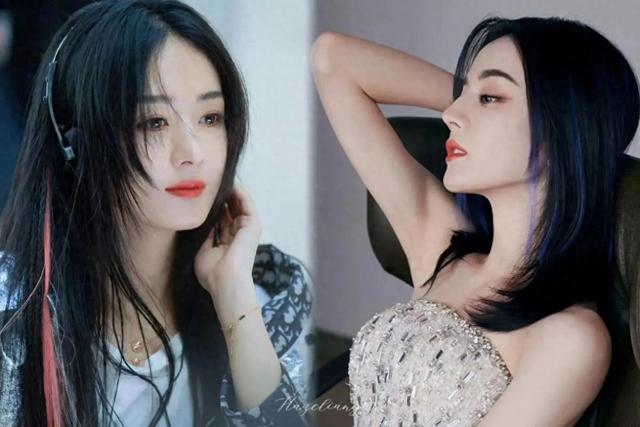 杨幂刘诗诗再度同框与赵丽颖迪丽热巴同框哪家强