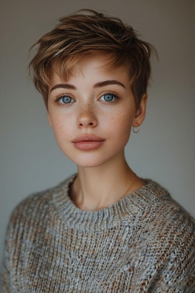 动感短碎发：时尚与自然的完美融合