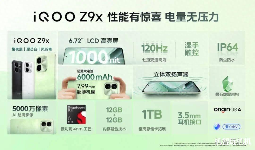 LCD屏手機的最后榮光！6000大電池+高通神U+輕薄機身，僅八百出頭
