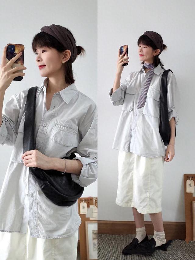 这是我见过最体面的女人，剪短发、穿衣时髦，没有一点土气感