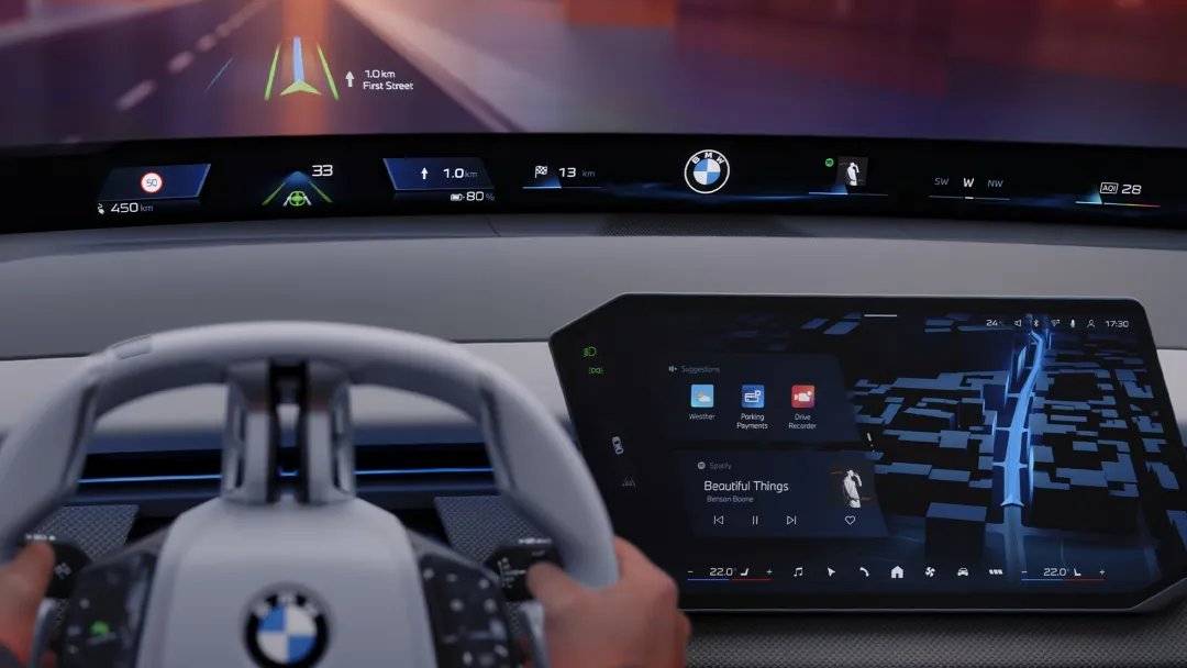 宝马新世代座舱取消仪表盘了？CES 2025宝马携新世代平台登场