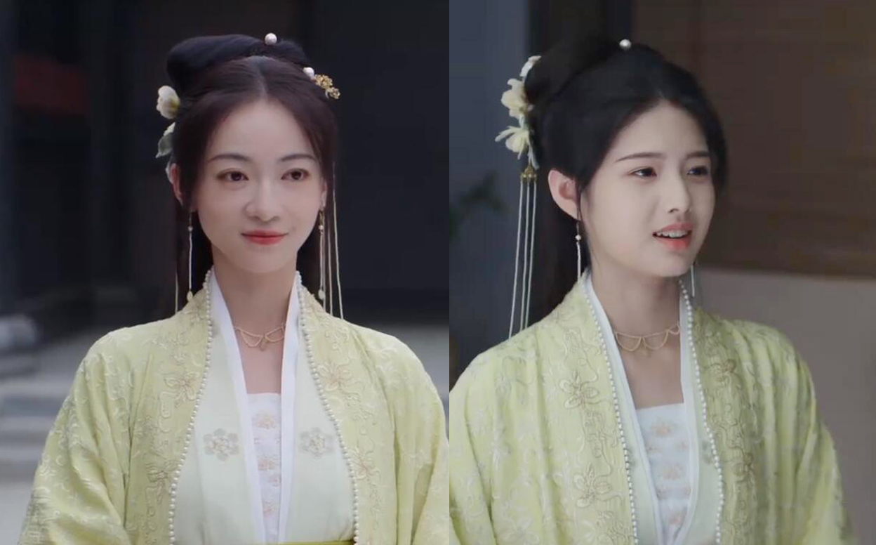 《墨雨云间》中,当丫鬟的造型和女主一样,就很考验女主的颜值了