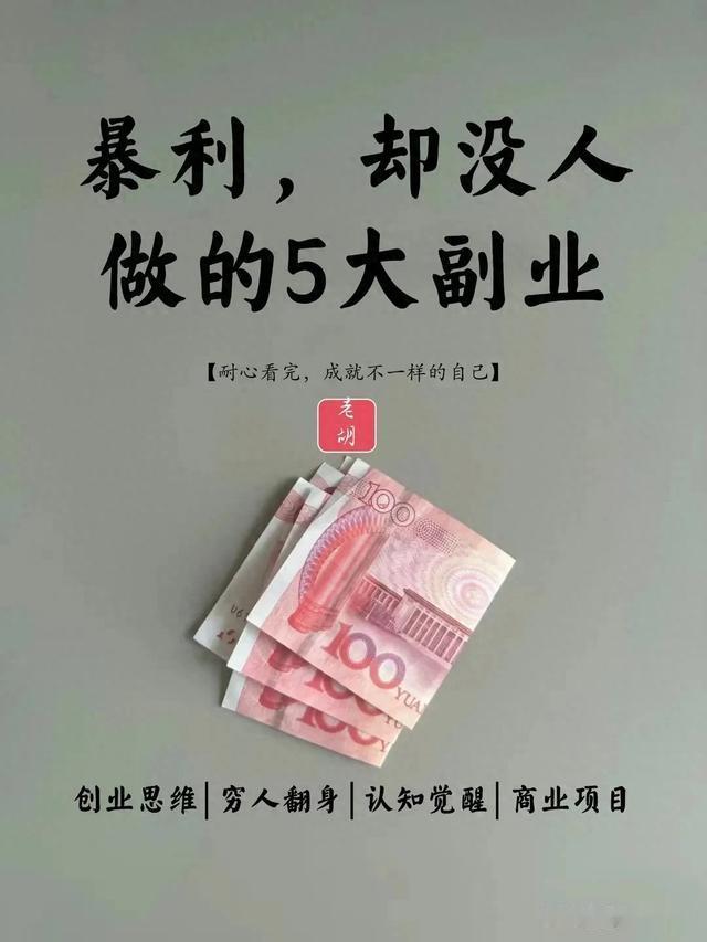 暴力，却没人做的五大副业