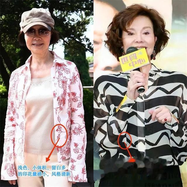 80岁自然老去的归亚蕾，衣着朴素接地气，头发烫卷，到老都优雅