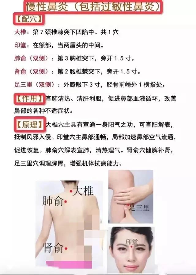 相当全的穴位图【使用方法】