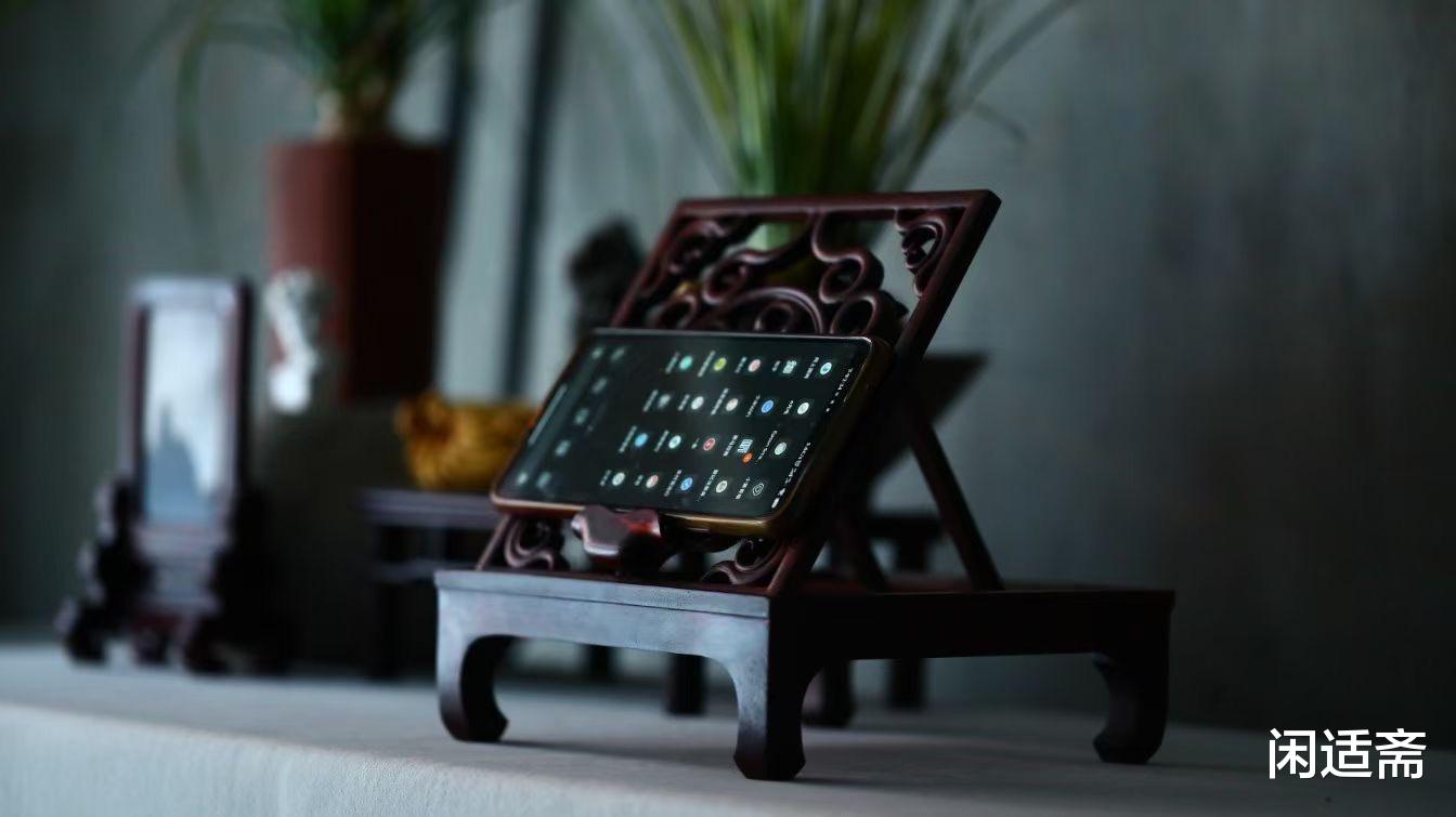 书斋集萃,小叶紫檀,复刻明式螭龙镜架