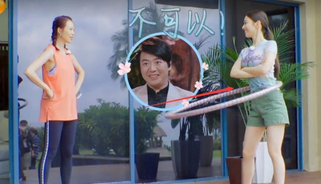 吉娜秀身材上瘾？同节目组嘉宾玩呼啦圈，蔡少芬：我真的想扁你