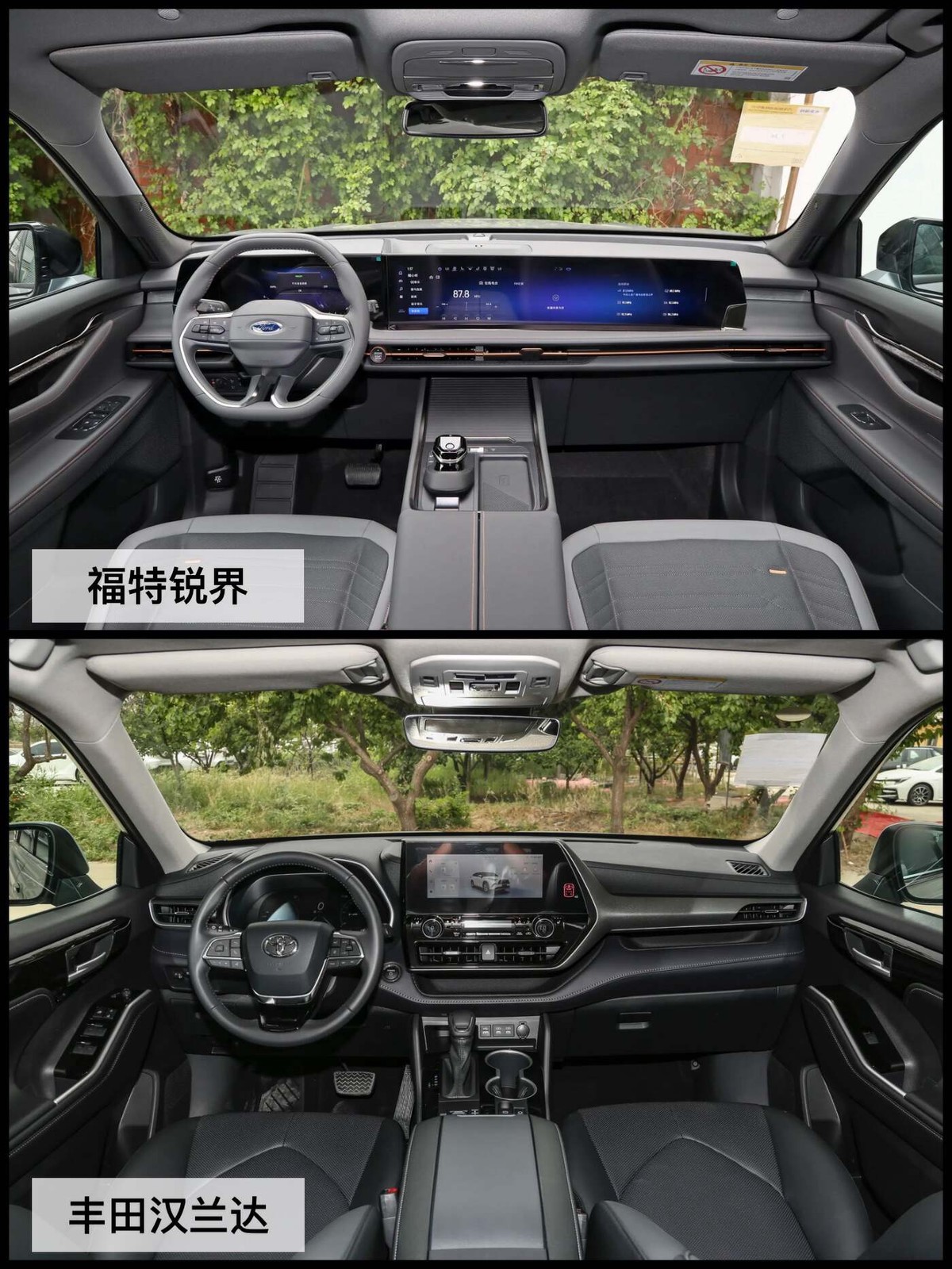 30万级的混动大七座SUV，锐界对比汉兰达，到底谁更值得选？