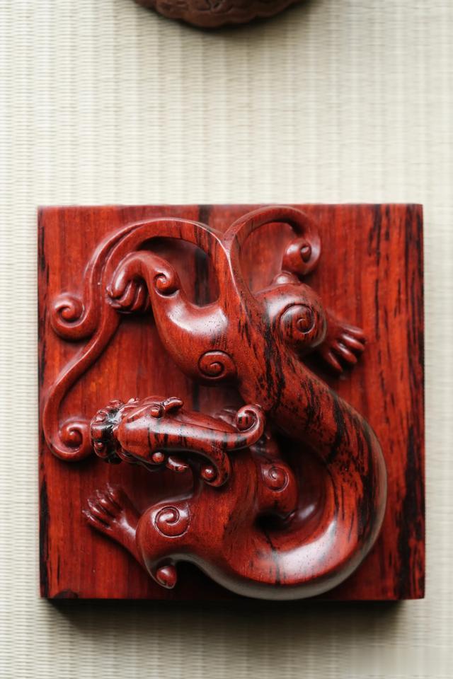 小葉紫檀 | 螭龍印章