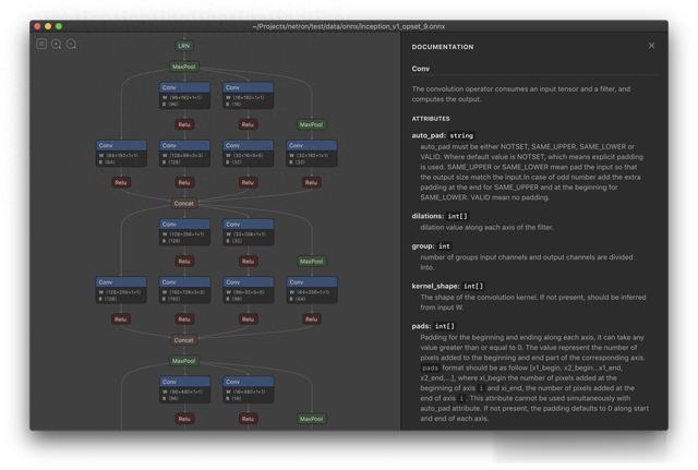Netron可视化深度学习的模型框架，大大降低了大模型的学习门槛