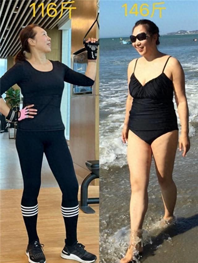 “发福”对女人影响多大？看这4组对比图就知道，年纪越大越明显