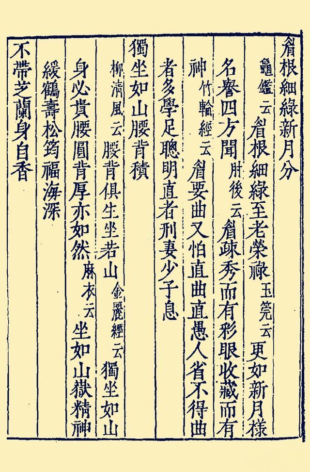 相法古籍《回谷先生人伦广鉴图说》一