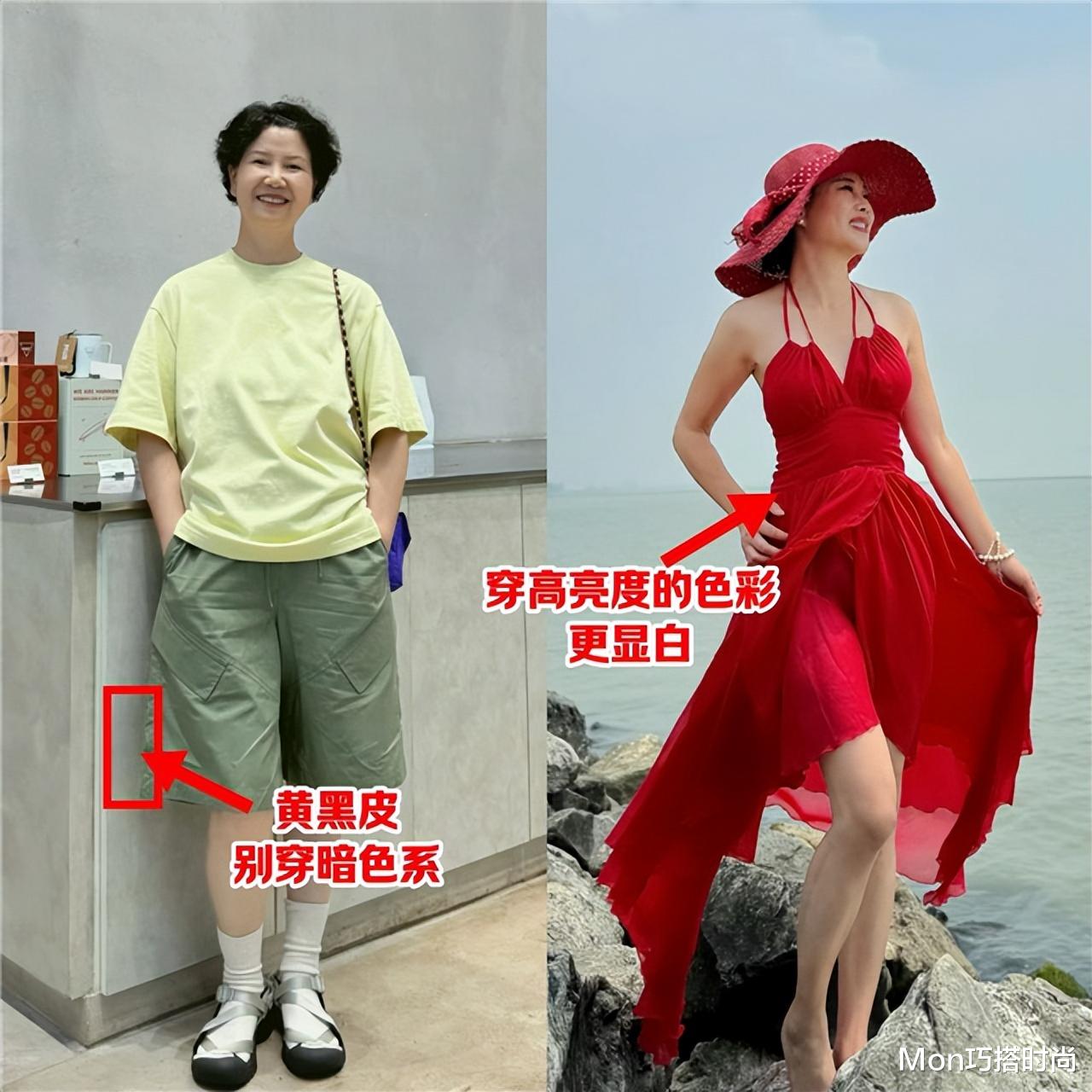 为什么我劝中老年女人:发不烫卷、衣不暗沉?看这几组对比就懂了