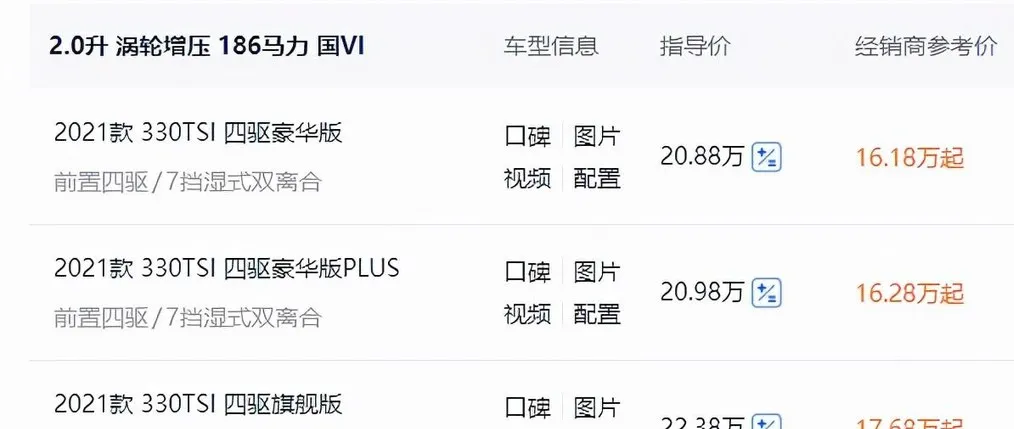 大众开始发力了，新车从20.79万降至16.19万