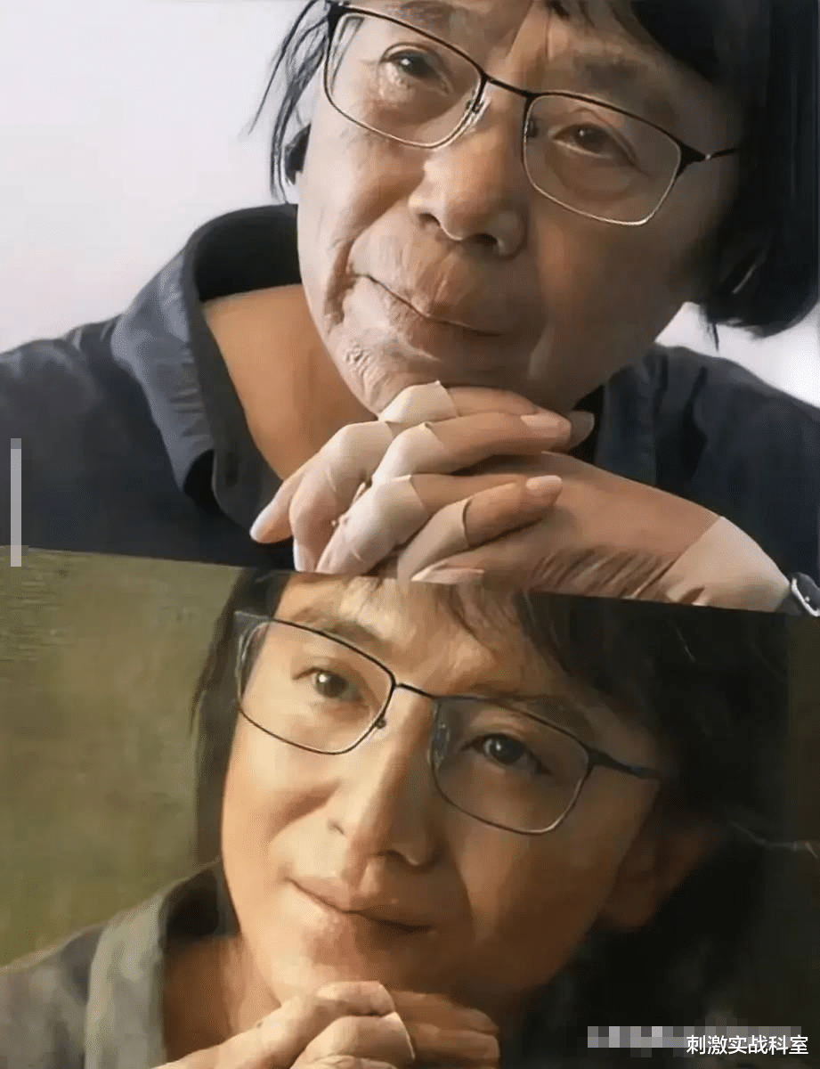 同样和张校长合照,海清有距离感,而宋佳这张很像闺蜜间的相处