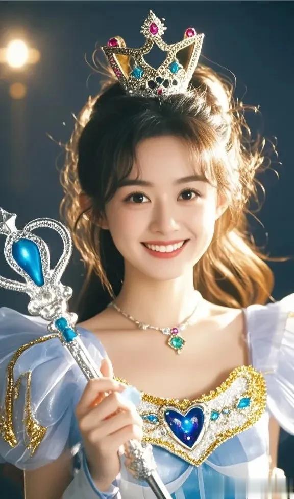 赵丽颖巴啦啦小魔仙的造型真的太可爱了!眼睛真的好有灵气!